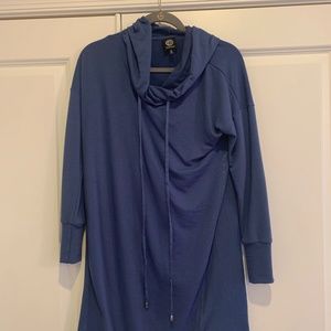 Bobeau Casual Sheath Dress- Blue